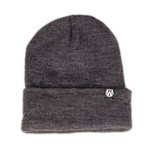 W Icon Beanie Classic Knit | Dark Heather