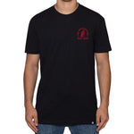 Arch Pray Hard Bones T-Shirt | Black Red