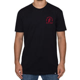 Arch Pray Hard Bones T-Shirt | Black Red