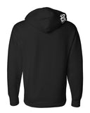Crown Of Thorns Zip-Up Hoodie | Black